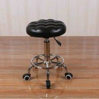 Ghế xoay làm nail làm tóc điều chỉnh cao thấp thoải mái (màu đen)