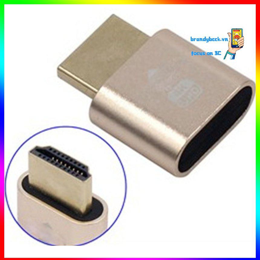 Đầu cắm giả lập ảo hóa màn hình khóa có thể tương thích với HDMI độ phân giải siêu cao 4K BK