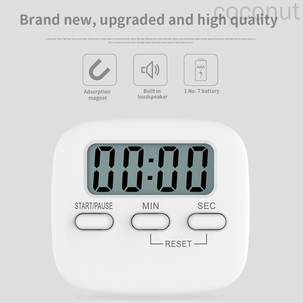 Đồng Hồ Hẹn Giờ Nấu Ăn Có Màn Hình Lcd Tiện Dụng Cho Nhà Bếp / Phòng Thí Nghiệm