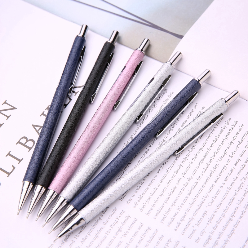 Bút Chì Bấm 0.5mm / 0.7mm 2B Lõi Kim Loại Nhỏ Gọn