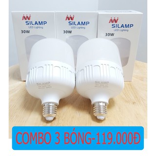 COMBO 03 BÓNG ĐÈN LED 30W E27 BÚP LED 30W E27 SILAMP