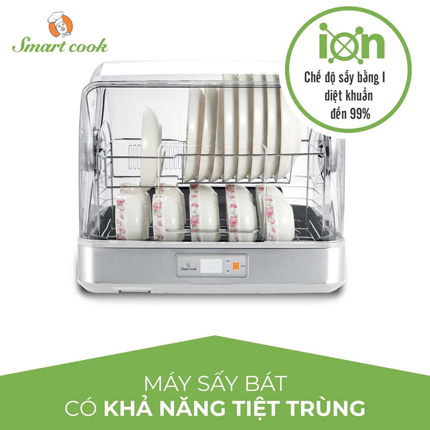 Máy sấy bát điện tử Elmich Smartcook DDS-3906 - Dung tích 45L - Hàng chính hãng - Bảo hành 12 tháng - Đổi mới 7 ngày
