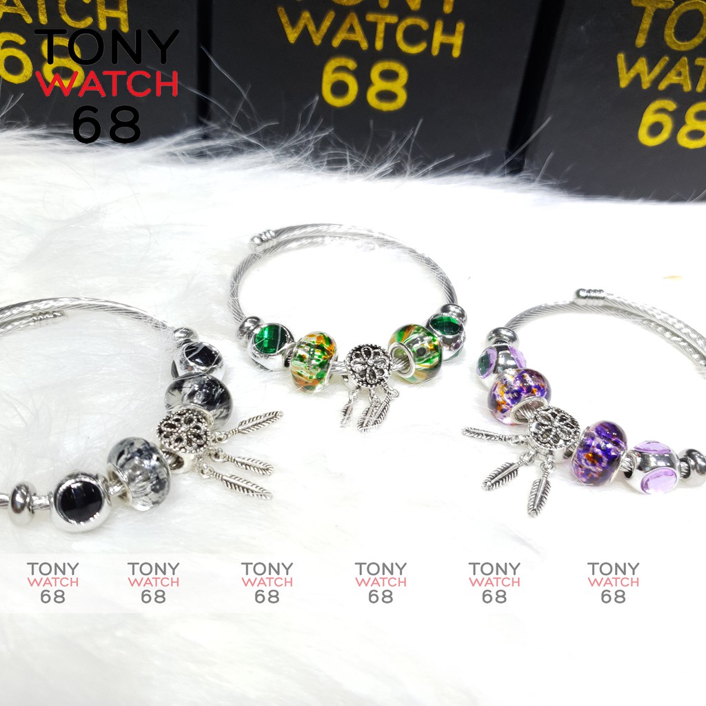 Vòng tay charm mạ bạc 925