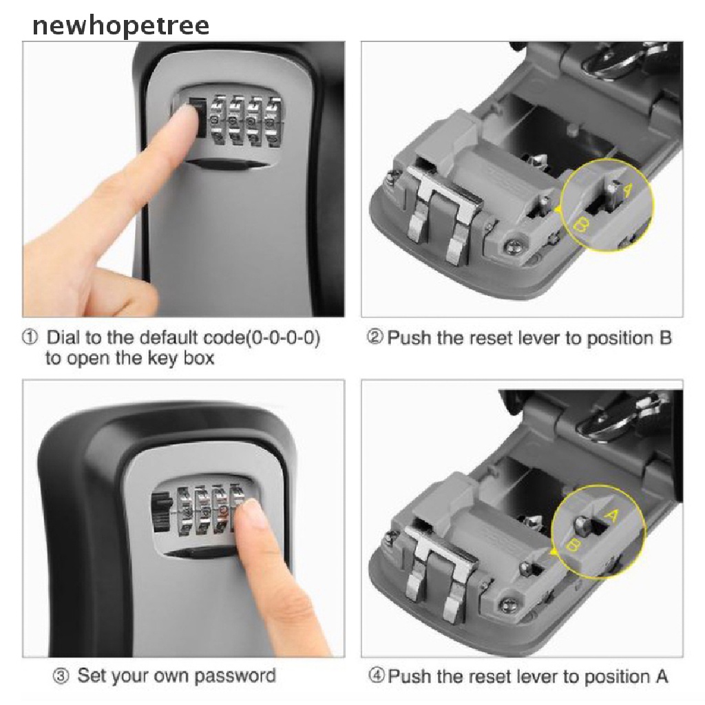 Ổ Khóa Mật Khẩu Gắn Tường Tiện Dụng