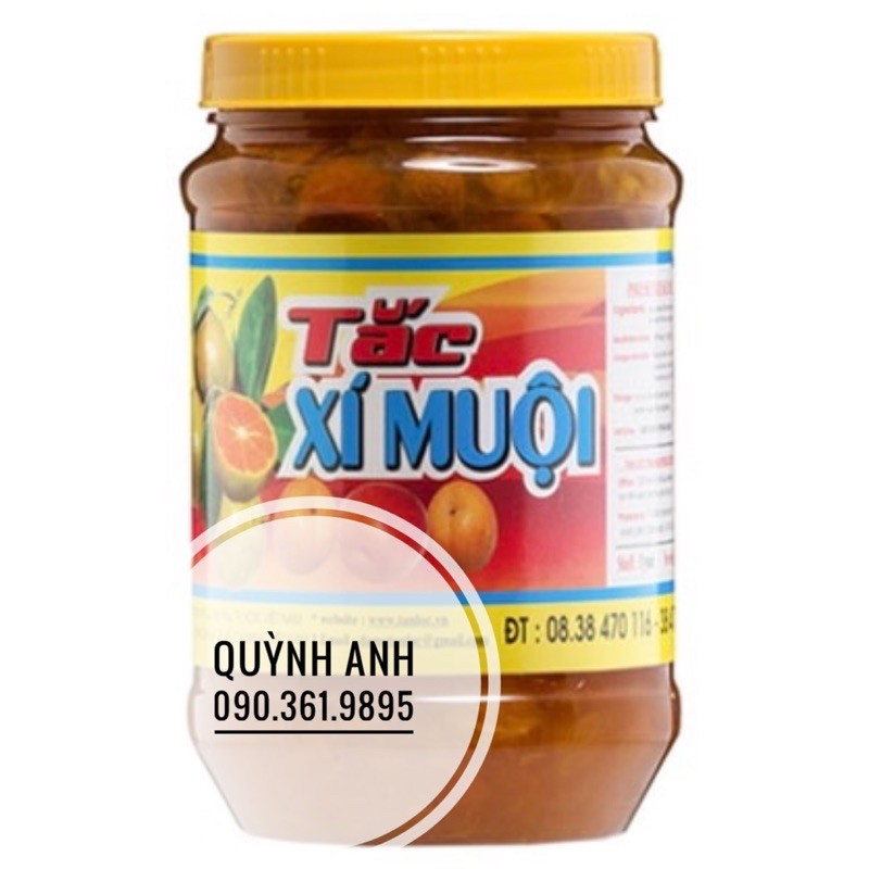 Tắc xí muội Tấn Lộc 900gr