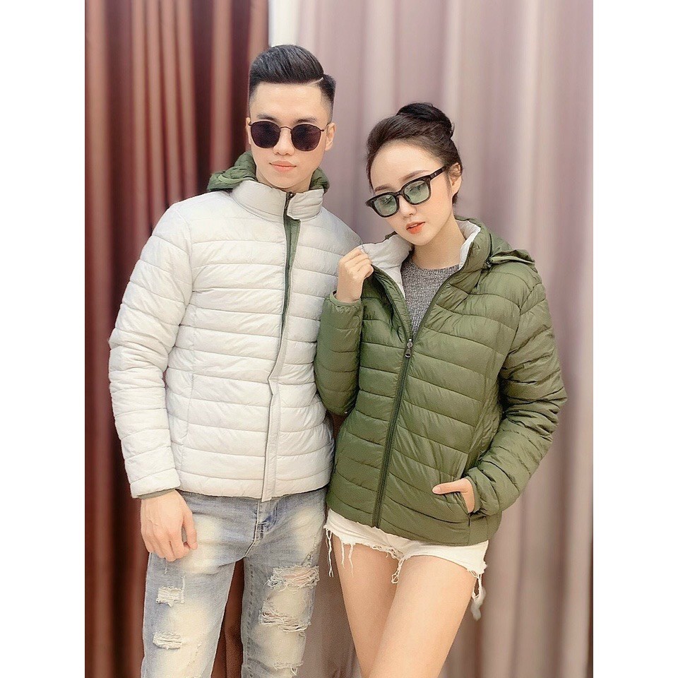 Áo Phao Nữ, Áo Phao Nữ Có Mũ Chống Nước giữ Ấm Siêu Nhẹ -