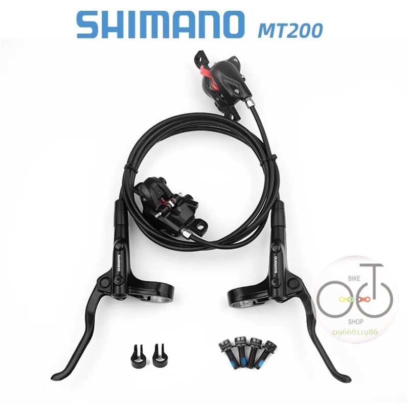 Phanh dầu shimano MT200 chính hãng made in malaysia