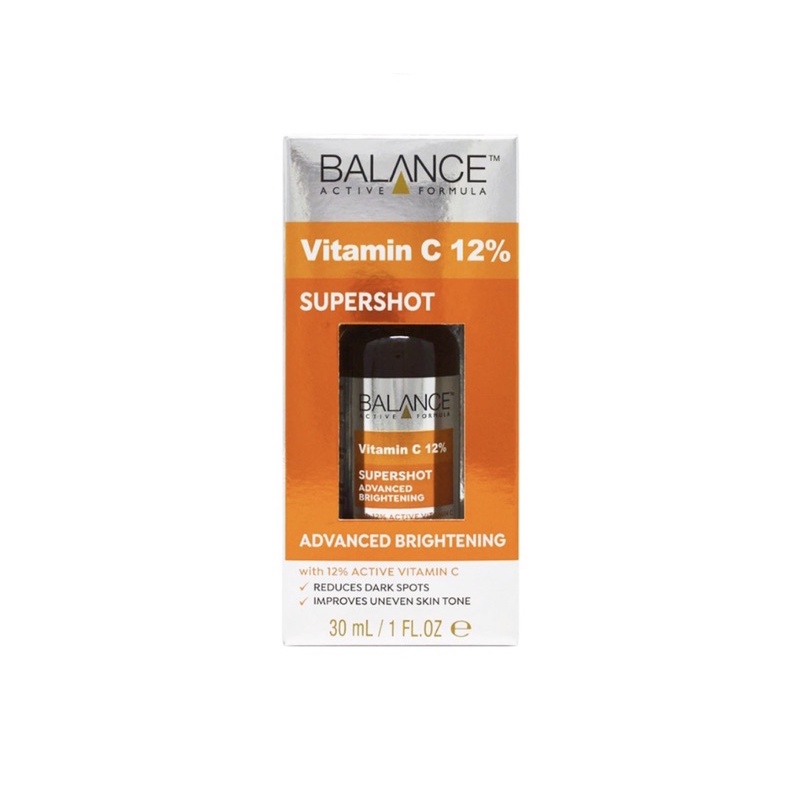 Tinh chất sáng da - mờ thâm Balance Active Formula 12% Vitamin C Supershot 30ML