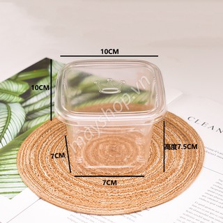 10 hộp nhựa mica đựng bánh B10