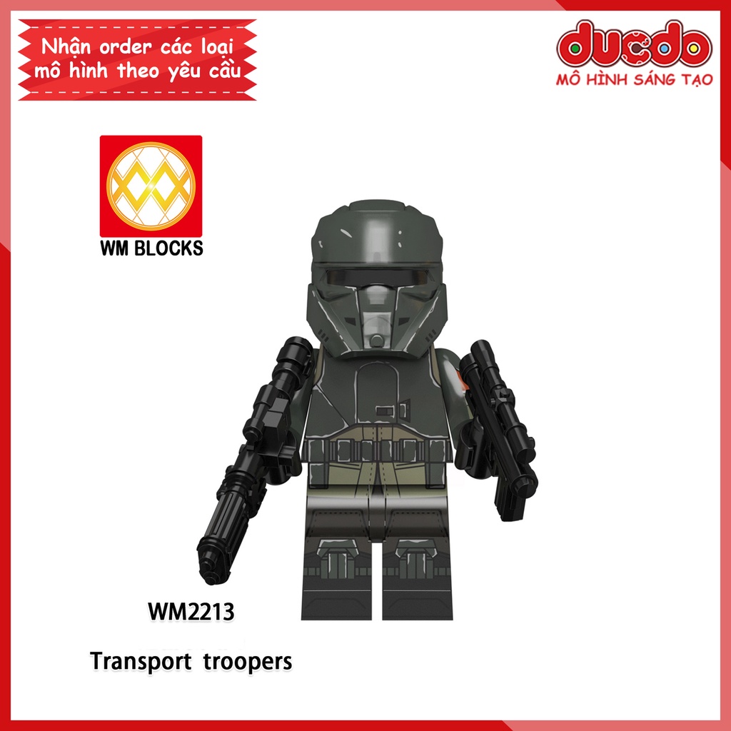 Minifigures các nhân vật trong Star Wars tuyệt đẹp - Đồ chơi Lắp ghép Xếp hình Mini Mô hình WM WM6122
