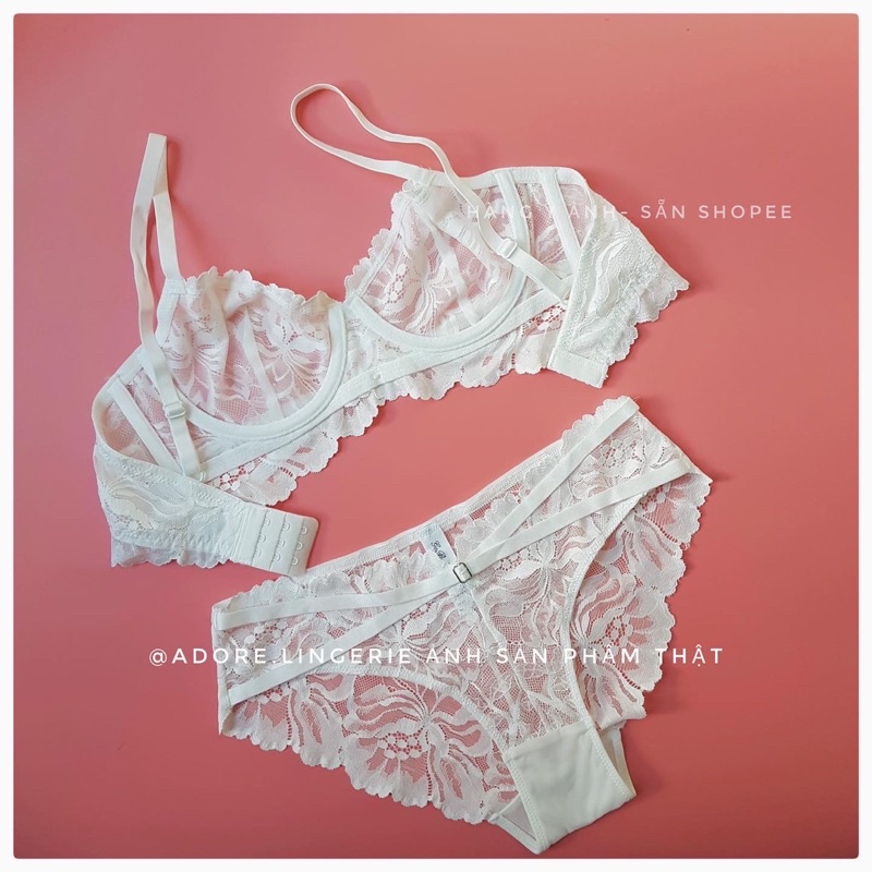 [Ảnh Shop chụp] Set Bộ ĐỒ LÓT CÓ GỌNG MÚT MỎNG DÂY ĐAN CHÉO 2012 | BigBuy360 - bigbuy360.vn