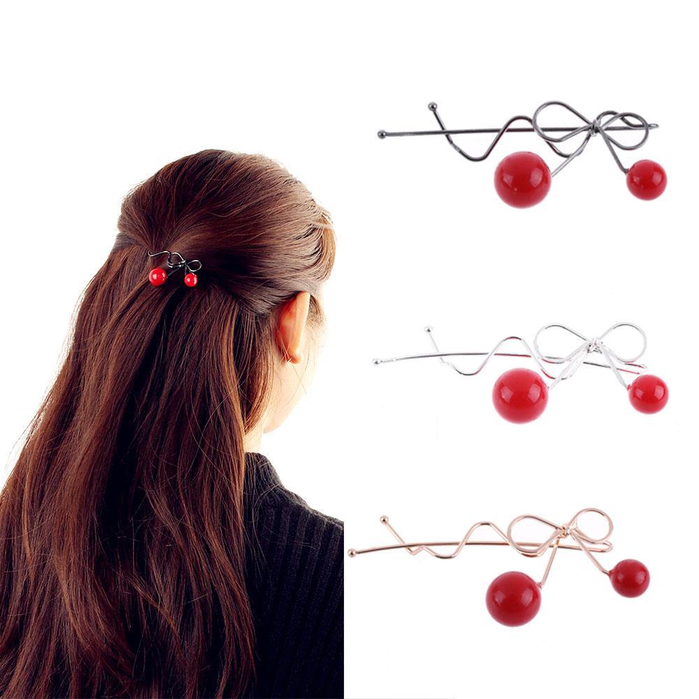 FAY Kẹp Tóc Hình Quả Cherry Ngọt Ngào