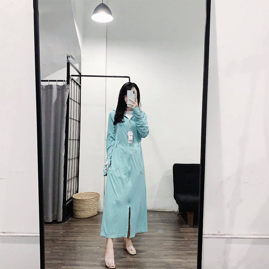 ÁO CHỐNG NẮNGFREESHIPÁO CHỐNG NẮNG NỮ ĐỤC LỖ TOÀN THÂN CHỐNG TIA UV CAO SIÊU ĐẸP AN06