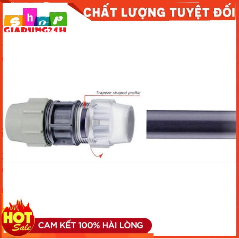 Măng xông nối ống HPDE, PPR 20, 25, 32, 40, 50 Không Cần Hàn-Giadung24h