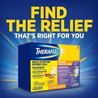 01 HỘP THERAFLU MULTI SYMTOM SEVERE COLD Mỹ❗❗