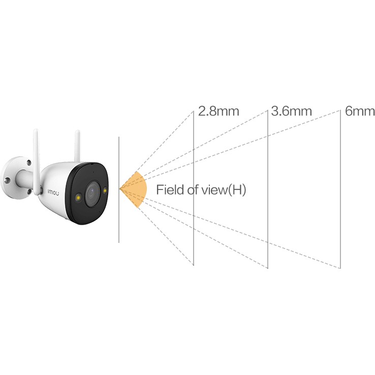 Camera IP Ngoài Trời Imou IPC-F22FEP( Màu Ban Đêm + Đàm Thoại 2 Chiều) - Hàng Chính Hãng