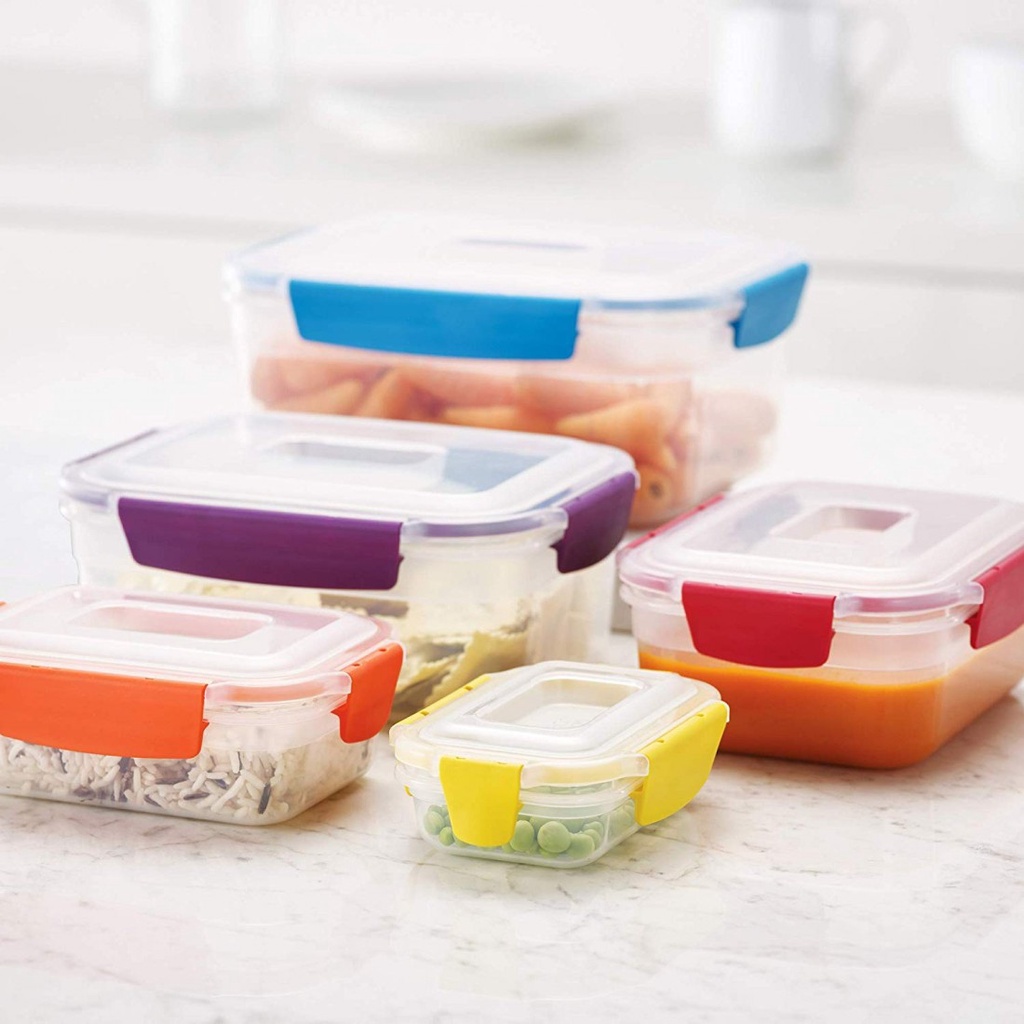 Set 5 hộp đựng thực phẩm JOSEPH JOSEPH nhiều màu sắc