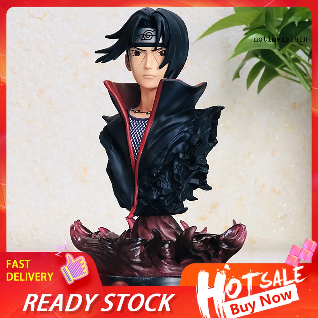 【NA❥】Display Mold Anime Naruto Itachi Uchiha Figure Luminescent PVC Remote Control Cartoon Model Toy for Desktop