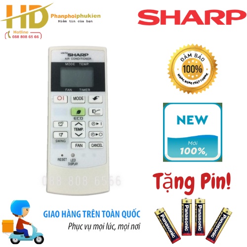 [FREESHIP 50K] REMOTE ĐIỀU KHIỂN ĐIỀU HOÀ SHARP 1 CHIỀU CHẤT LƯỢNG CAO