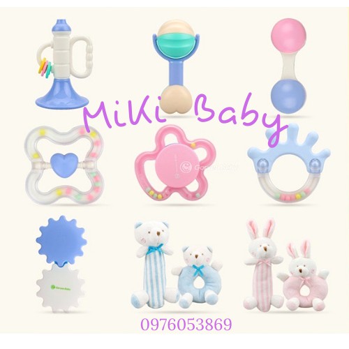 <HÀNG NHẬP KHẨU>Set đồ chơi xúc xắc gặm nướu phát triển kỹ năng cơ bản cho bé thương hiệu Gorygeo Baby Hàn Quốc