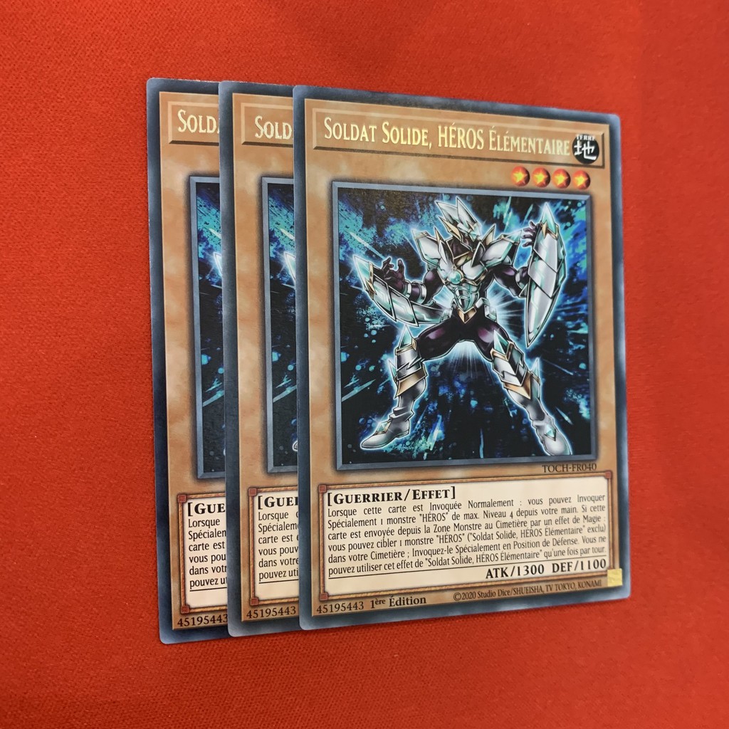 [EN][Thẻ Bài Yugioh Chính Hãng] Elemental Hero Solid Soldier