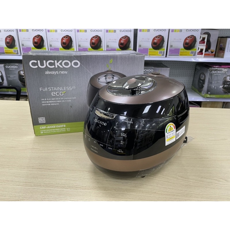 -  NỒI CƠM ĐIỆN CUCKOO CAO TẦN CRP-AHXB1060FB 1.8L NỘI ĐỊA HÀN QUỐC_10 người ăn