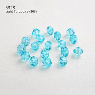 Hạt Pha Lê Swarovski 5328 - Size 4mm - Màu 263 Light Turquoise