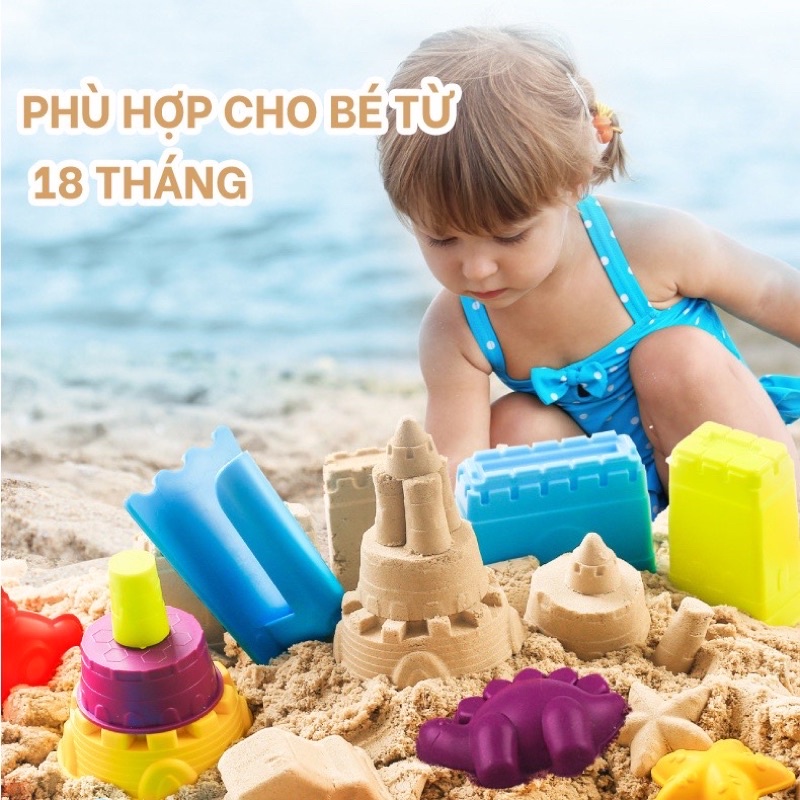 Cát động lực cao cấp chính hãng Joan Miro cát ma thuật Magical sand đồ chơi thông minh hình khối an toàn cho bé