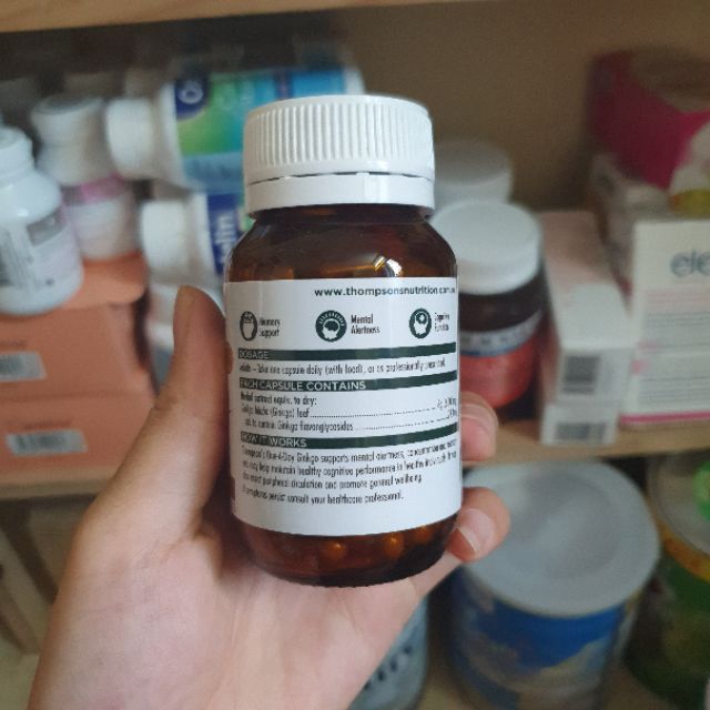 Bổ não Thompson's Ginkgo Biloba 6000mg - Lọ 60 viên | BigBuy360 - bigbuy360.vn