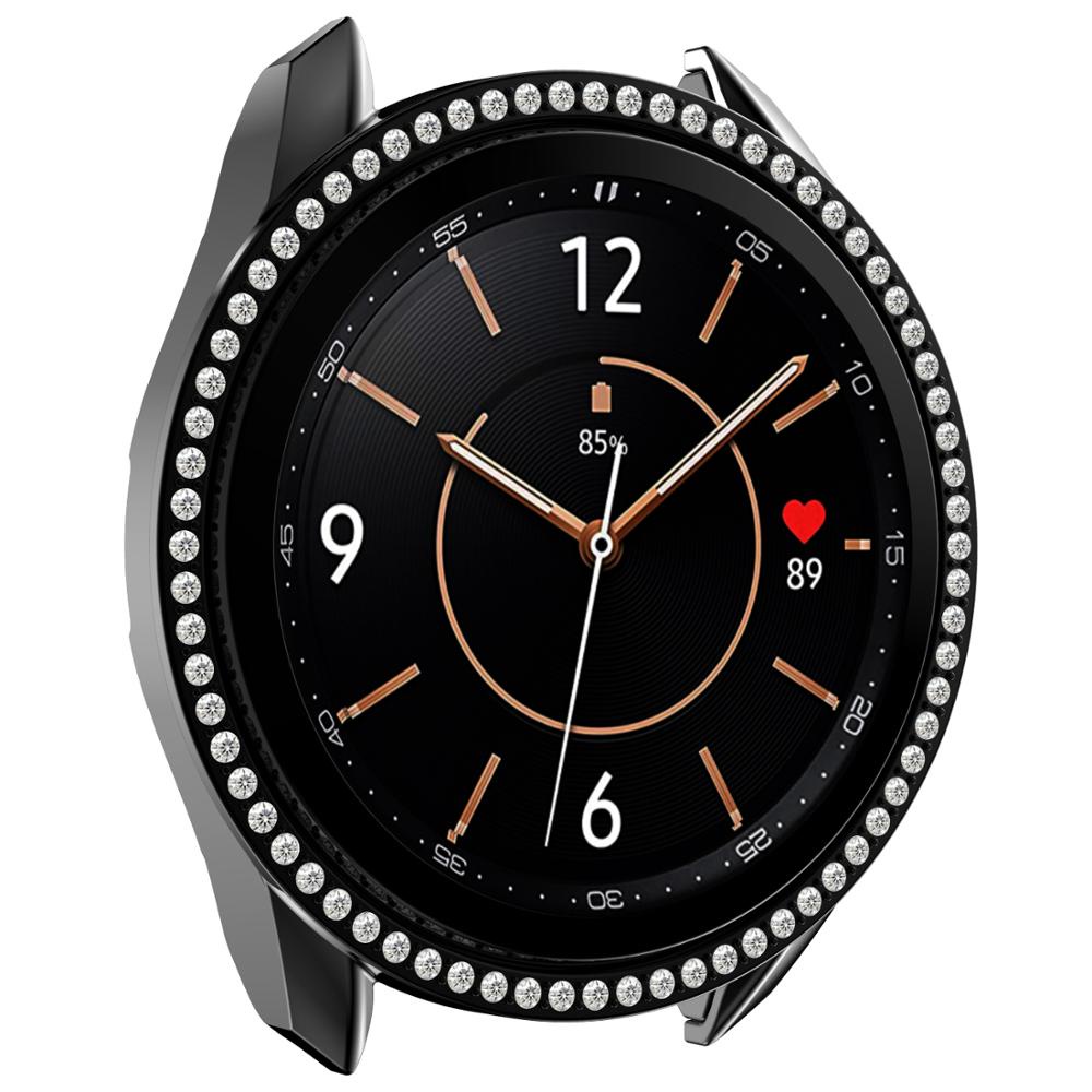 Ốp bảo vệ mặt đồng hồ đính đá lấp lánh dành cho Samsung Galaxy Watch 3 41MM 45MM