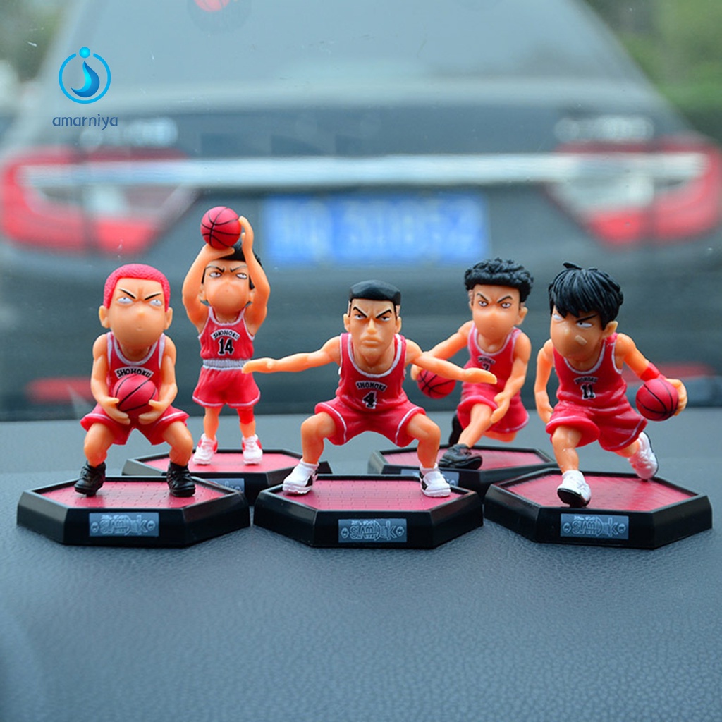 Bộ 5 Mô Hình Nhân Vật Hanamichi Sakuragi Kaede Rukawa