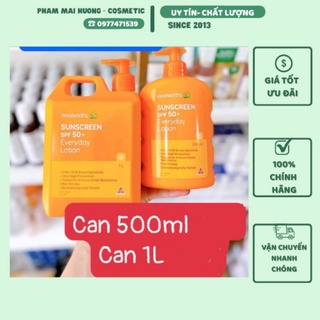 Kem chống nắng Úc woolworths