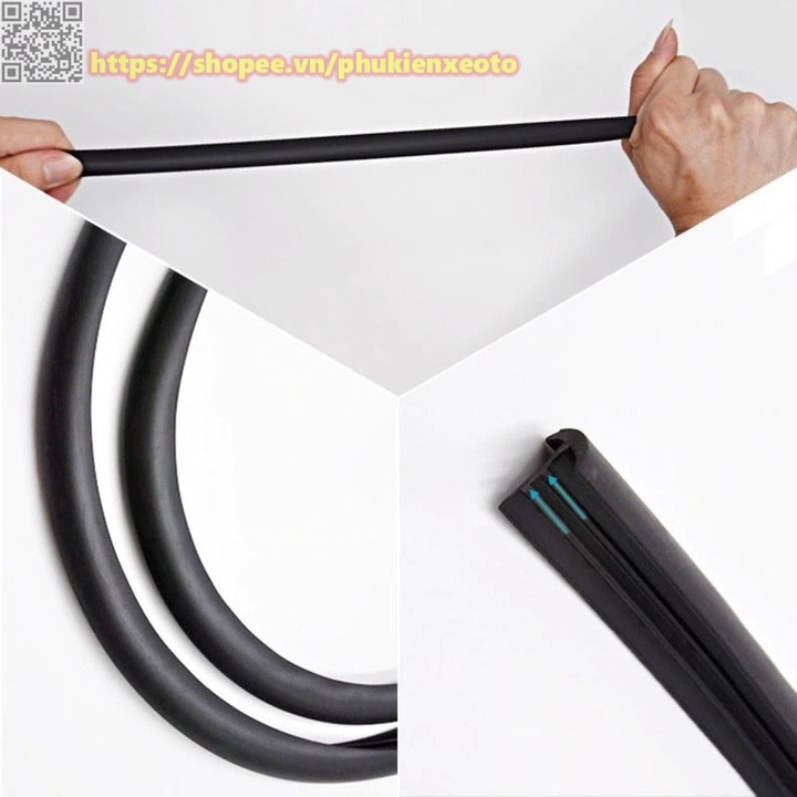 Gioăng Kính Lái Cao Su Chữ T Nẹp Chân Kính Ô Tô