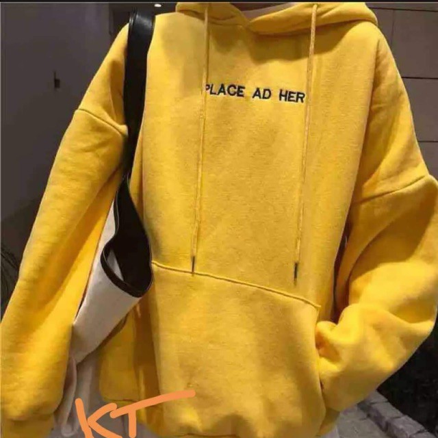 [FREESHIP ĐƠN TỪ 50K] Áo hoodie Place Ad Her chữ ngực KTH0919