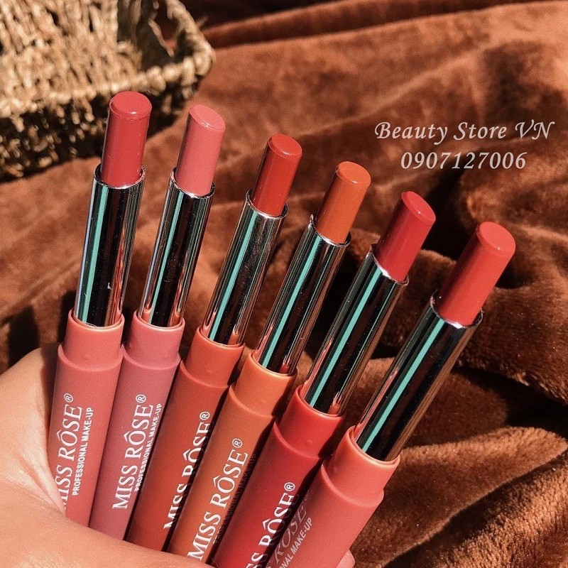 Son Lì Double Head Matte Nude Lip - 2 in 1 Lipstick + Lipliner