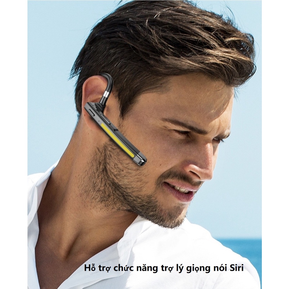 Tai Nghe Bluetooth  5.1 YYK-520  ,Dung Lượng  Pin 60mAh Có Thể  Đàm Thoại - Nghe Nhạc Từ 8 - 10 Giờ Tùy Theo Âm Lượng .
