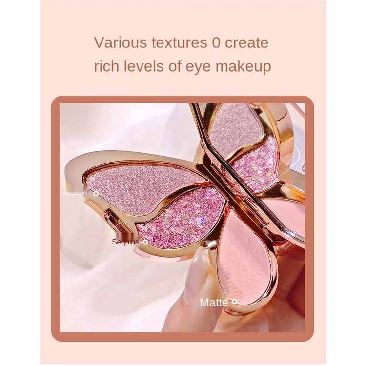 Bảng phấn mắt Agag 6 màu sắc tông đất tự nhiên