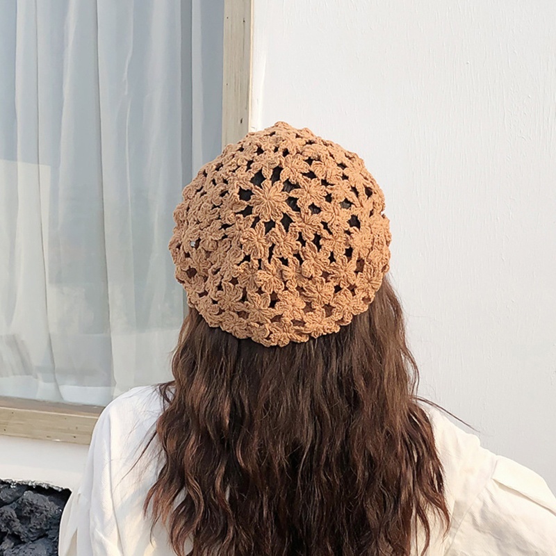 Mũ Beret Thoáng Khí Thời Trang Mùa Hè Cho Bạn Gái