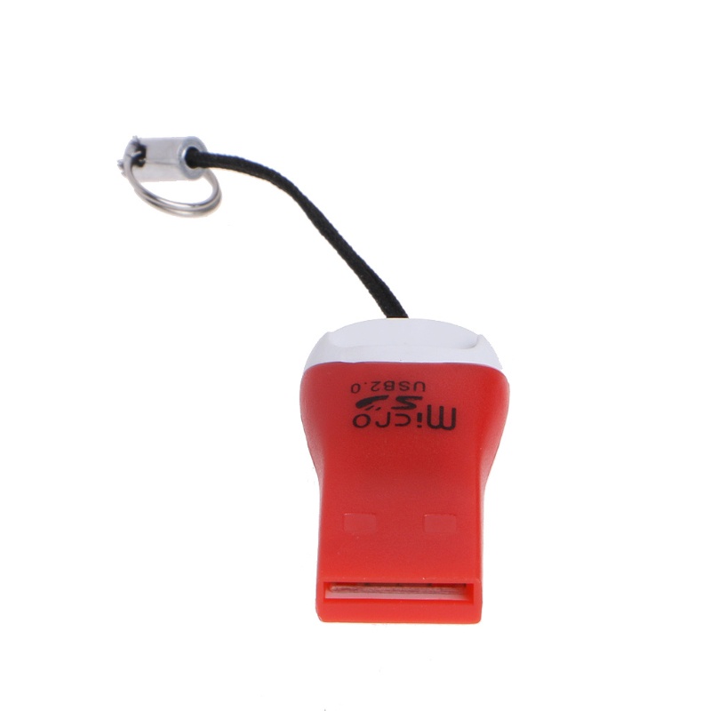 Utake Whistle Style Mini USB 2.0 Micro SD SDHC SDXC T-Flash Memory Card Reader Adapter