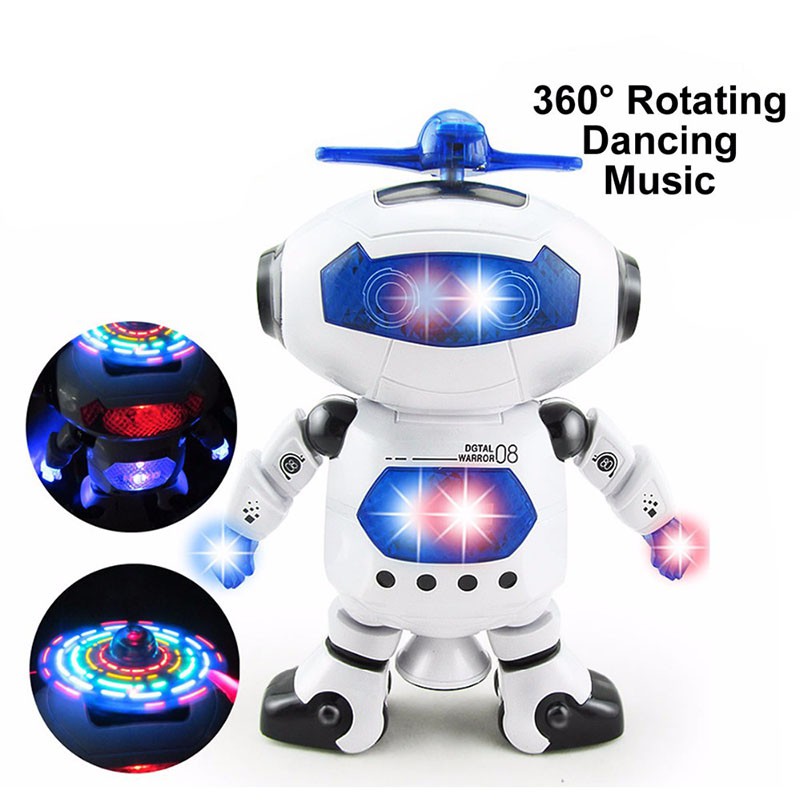 Đồ chơi Robot thông minh nhảy múa hát xoay 360 độ(Nhiều màu)