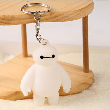 Móc khóa hình Big Hero 6 Baymax Anime dễ thương