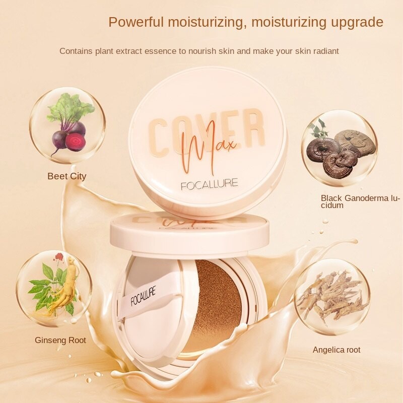 (Hàng Mới Về) phấn nước Kem Bb Dạng Air Cushion FOCALLURE tẩy da chết Che Khuyết Điểm Làm Sáng Da Phấn phủ mĩ phẩm nội địa trung | BigBuy360 - bigbuy360.vn