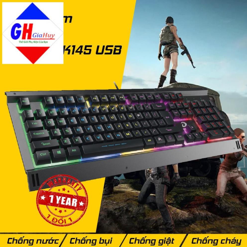 Bàn phím DAREU LK145 giả cơ cao cấp- led 7 màu củ còn BH