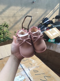 Giày bốt lông mỏng cao cấp cho bé gái M9558