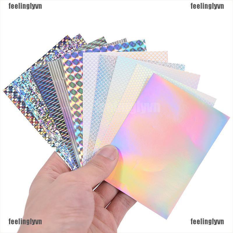 ❤Hàng Đầu❤ 10 Hình Dán Vảy Cá 10X10Cm