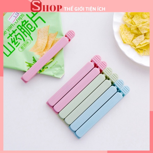 Set 5 Kẹp Khóa Miệng Túi Bảo Quản Thực Phẩm 88083 THẾ GIỚI TIỆN ÍCH