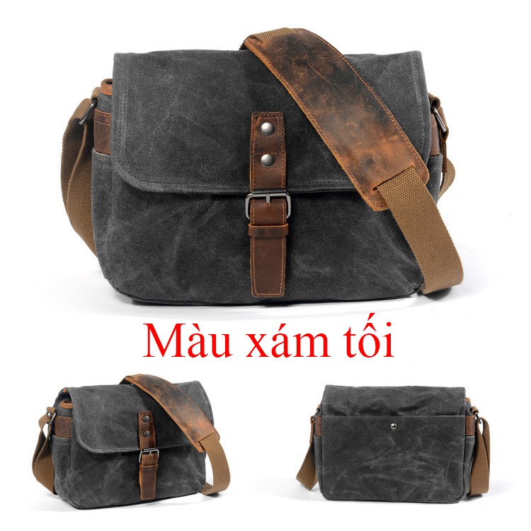 Túi đựng máy ảnh canvas muchuan