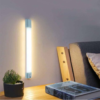 Đèn ngủ cảm ứng led cảm biến chuyển động gắn tủ quần áo/ cầu thang có thể sạc lại bằng cổng usb đèn bay phòng