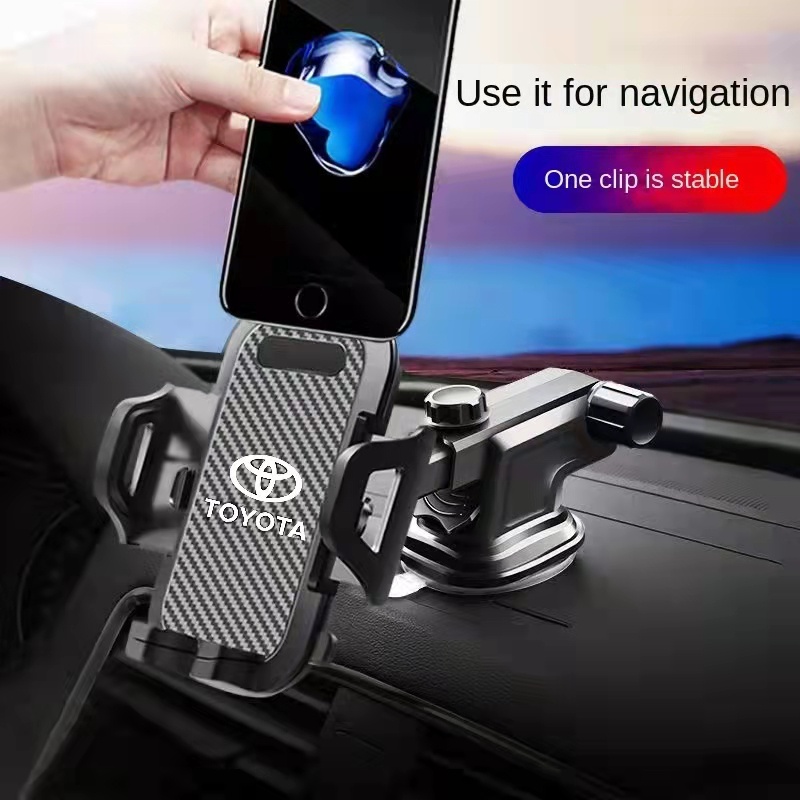 Giá đỡ điện thoại có giác hút chân không xoay 360° cho xe hơi Toyota