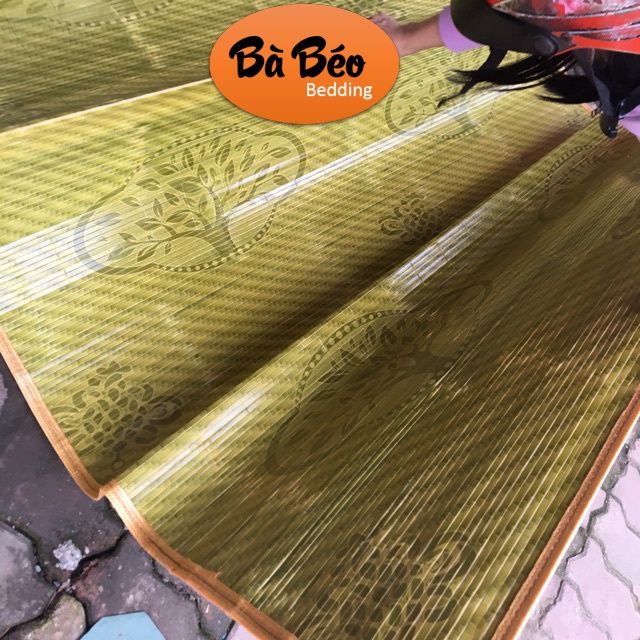 Chiếu Trúc Cao Bằng In Hoa Xanh, Chiếu Trúc In Hoa Tây Bắc, Chiếu Tre, Chiếu Trúc Thanh In Hoa Tây Bắc, Kích Thước 100x1